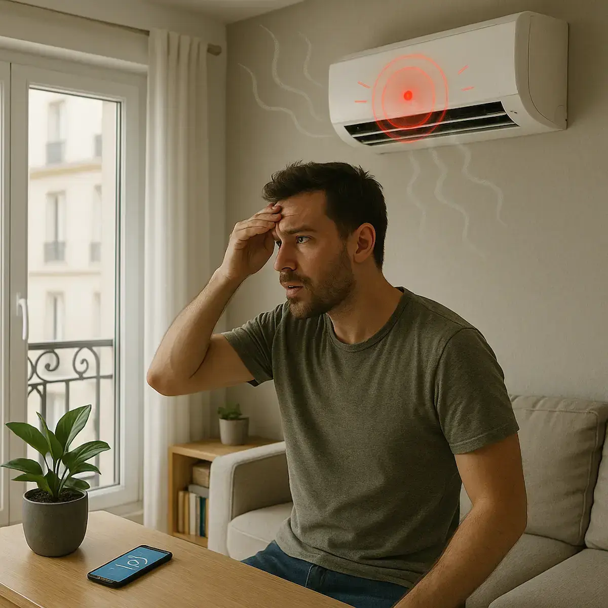 Climatisation qui s'arrête ⛔ et redémarre : causes et solutions