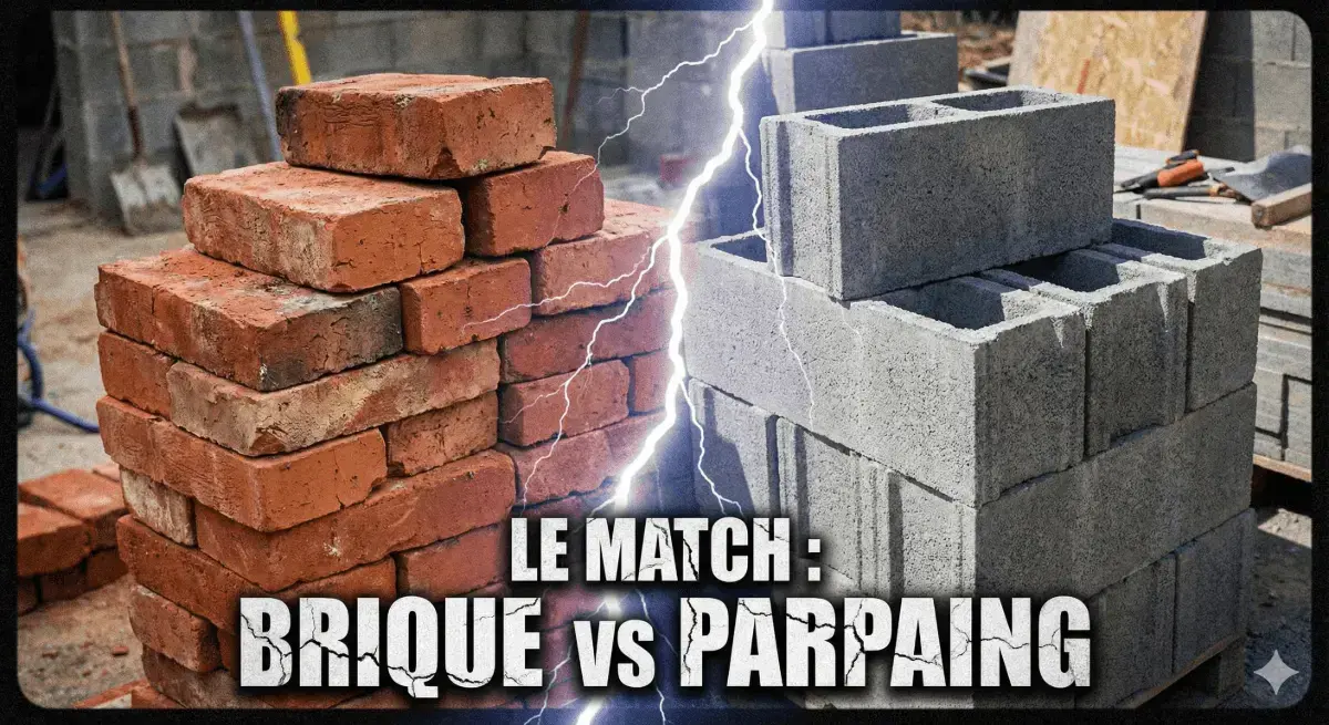 Brique ou parpaing : le comparatif complet (prix, isolation, solidité)
