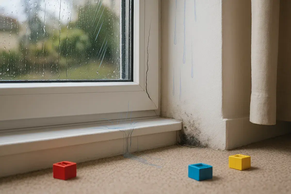 Infiltration d’eau de pluie sur fenêtre en PVC : causes & solutions pour la stopper