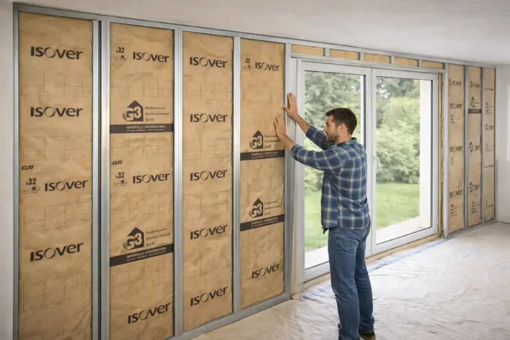 Doublage Optima : une solution performante pour isoler vos murs intérieurs