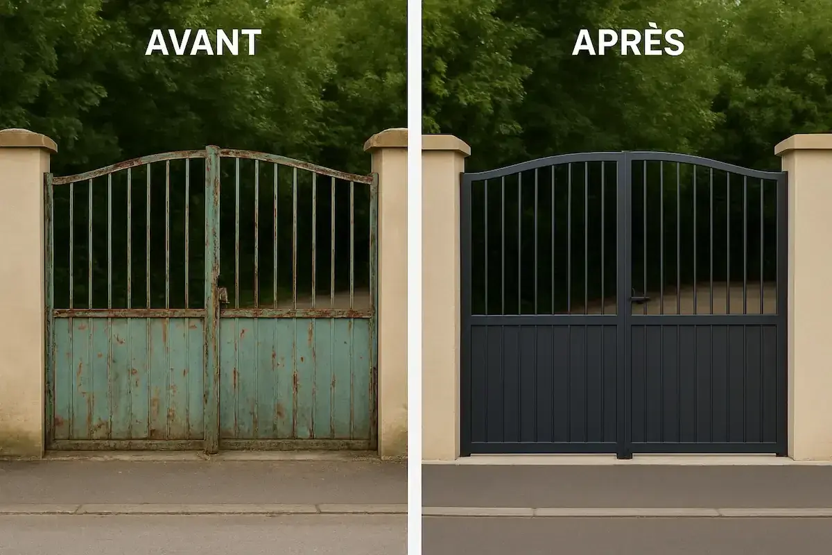 Rénover son portail : 6 idées pour le peindre, habiller, occulter, festonner...
