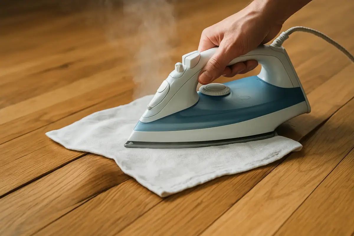 Réparer un parquet gondolé avec un fer à repasser : vraie ou fausse astuce ?