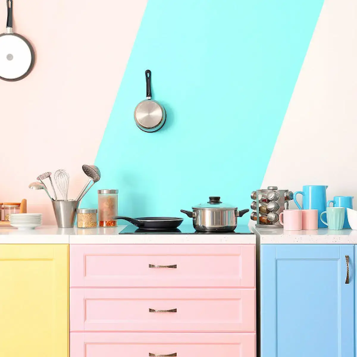 Peinture de cuisine : 6 couleurs tendance à copier 🎨