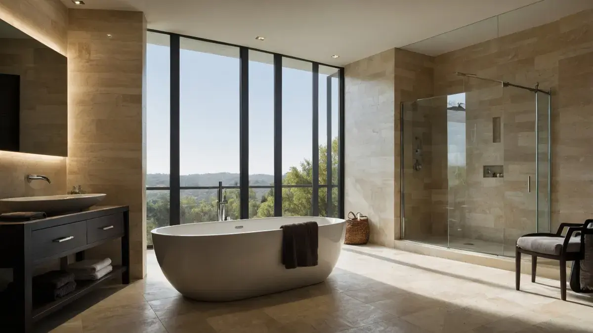 Travertin salle de bain : atouts, choix & conseils pour l’adopter