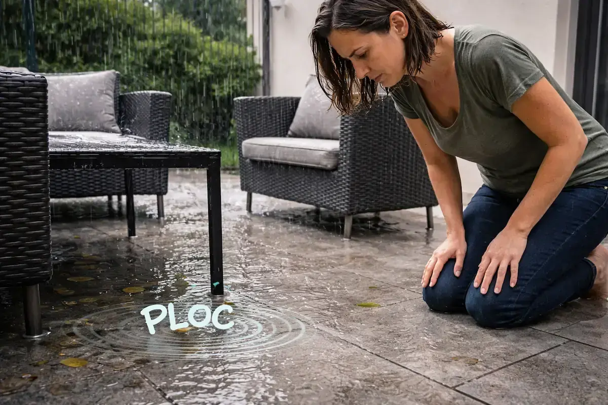 Terrasse extérieure qui fuit : causes d'infiltration & comment étanchéifier