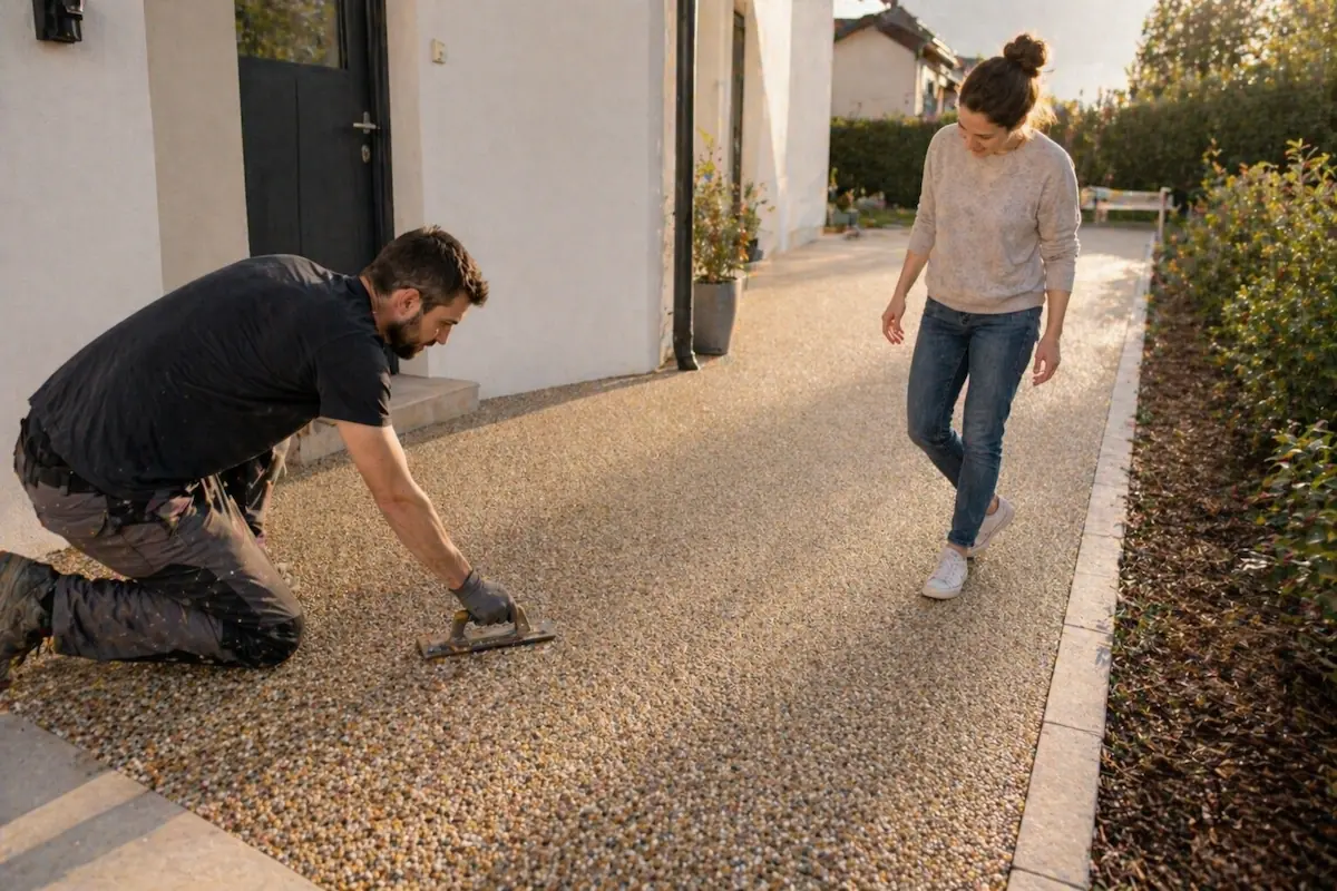 béton désactivé