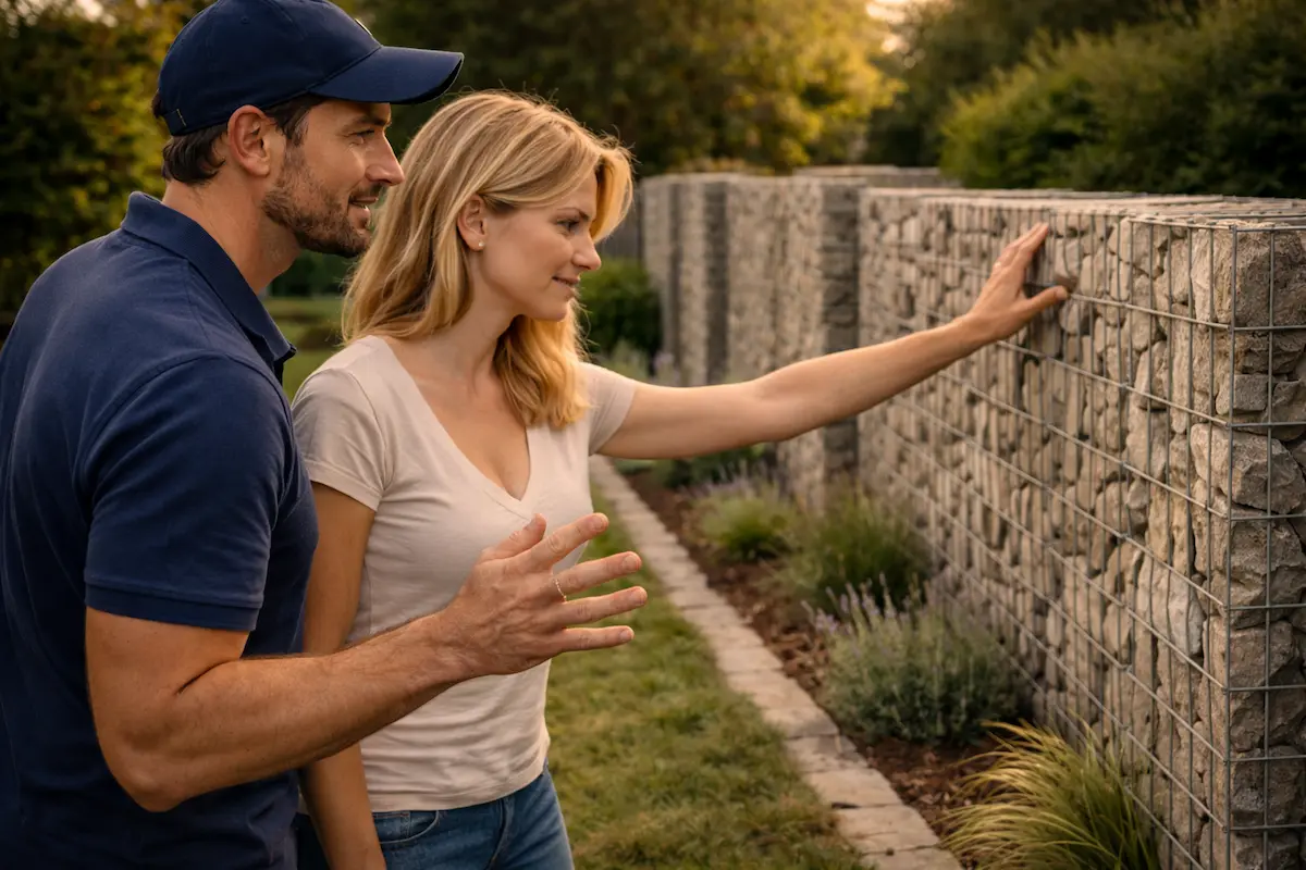 clôture gabion