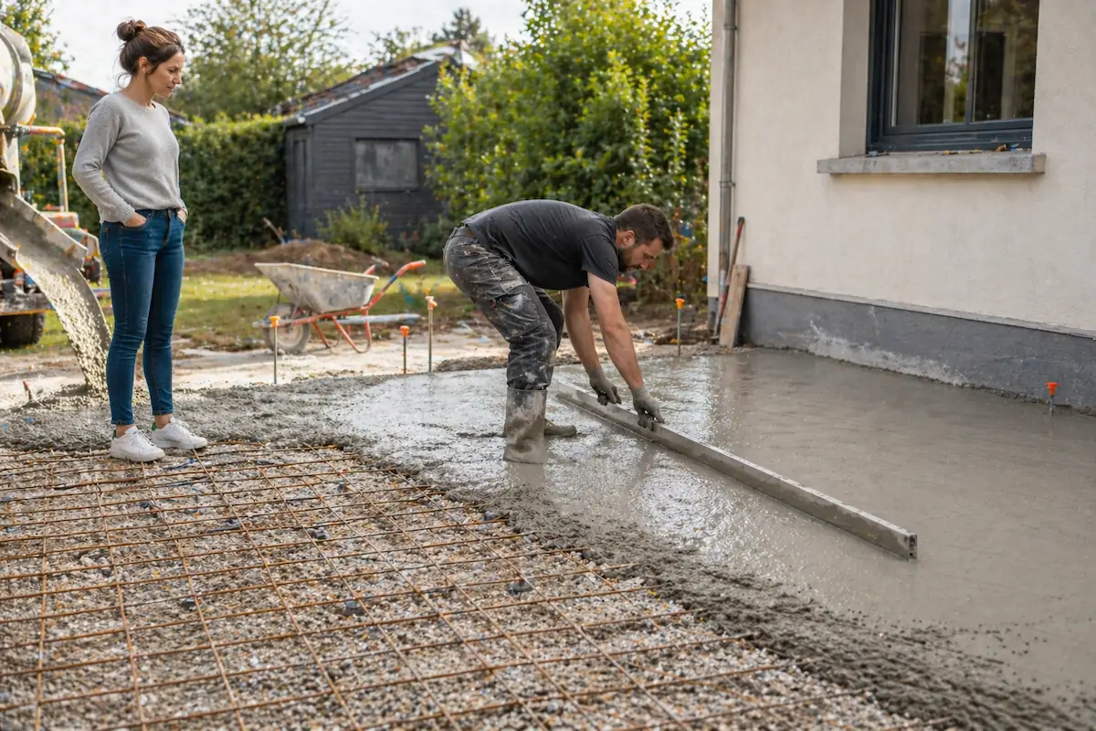 dalle béton