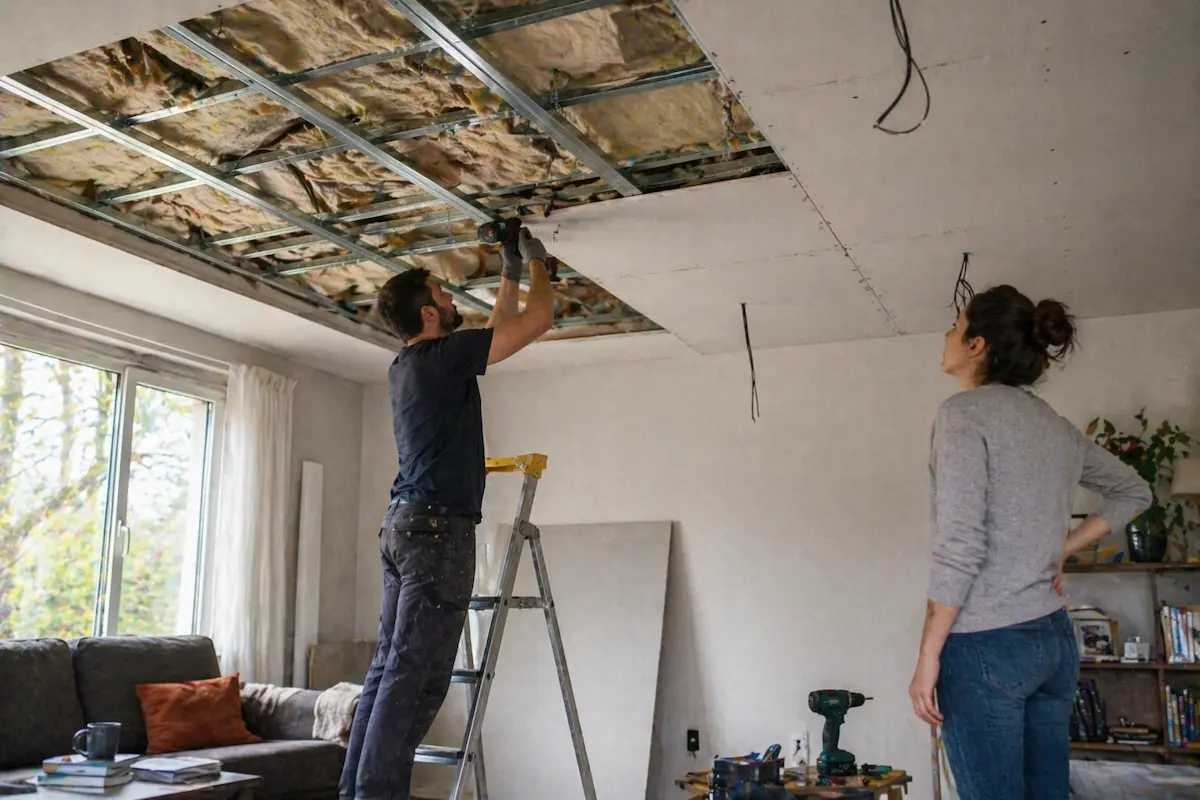 isolation phonique plafond
