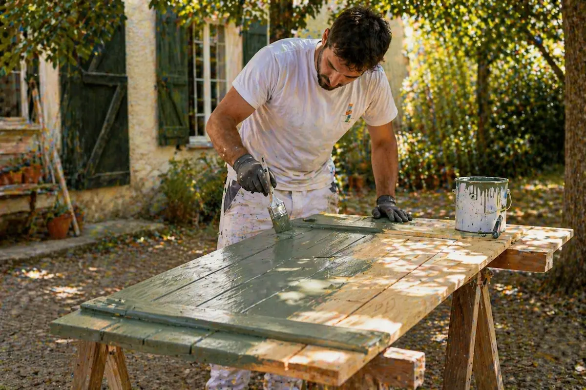 peinture volets bois