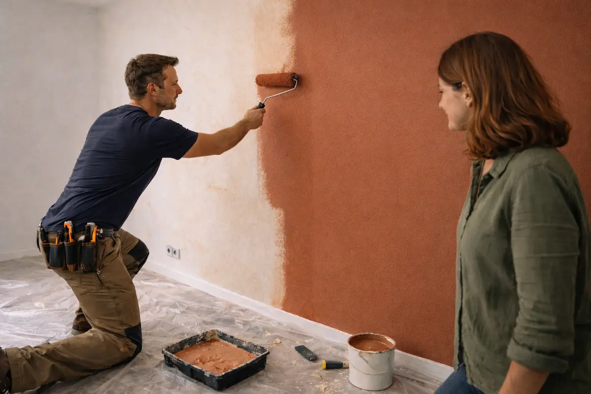pour refaire peinture appartement