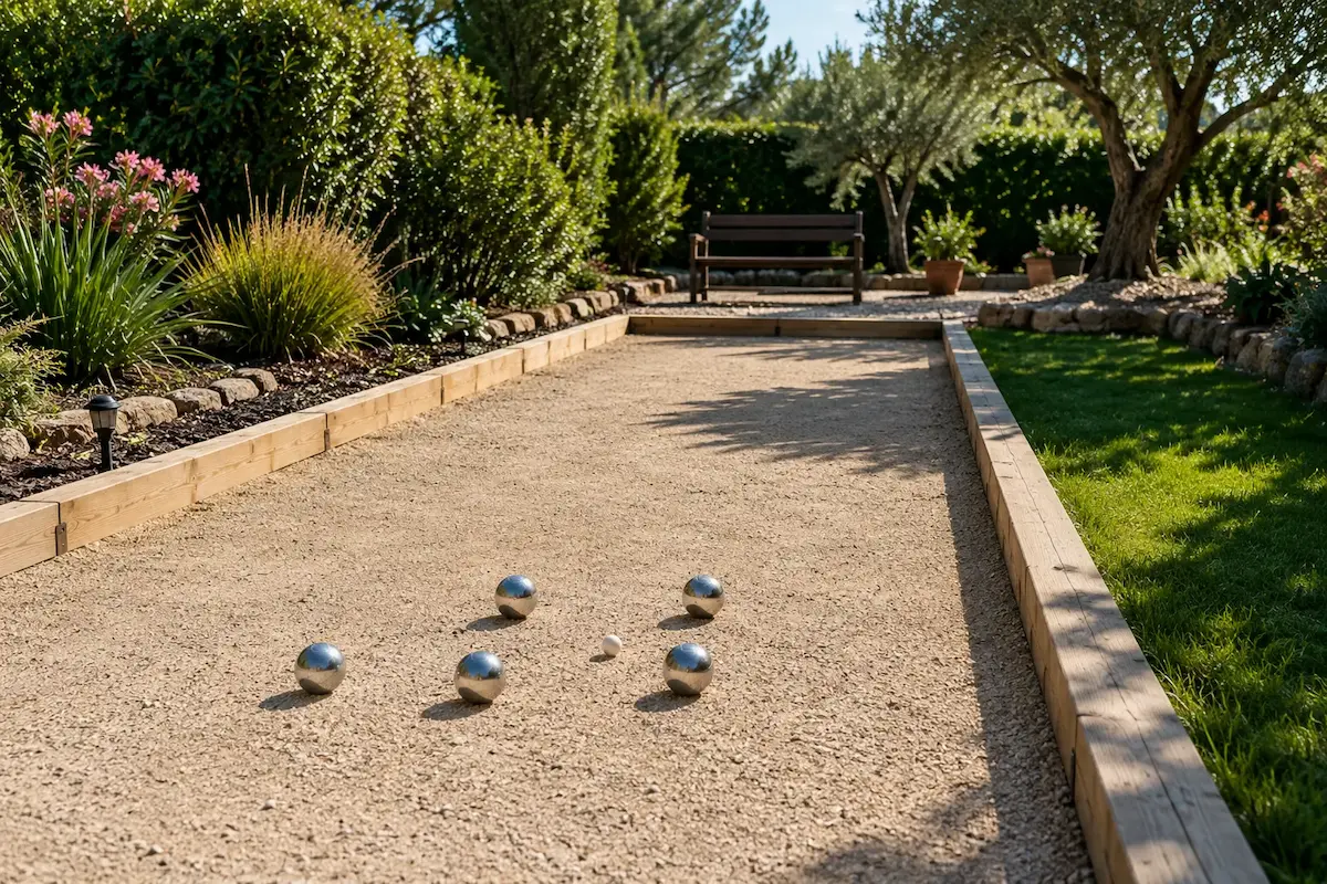 terrain de pétanque