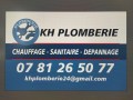logo entreprise KH plomberie