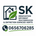 logo entreprise sk renovation btp